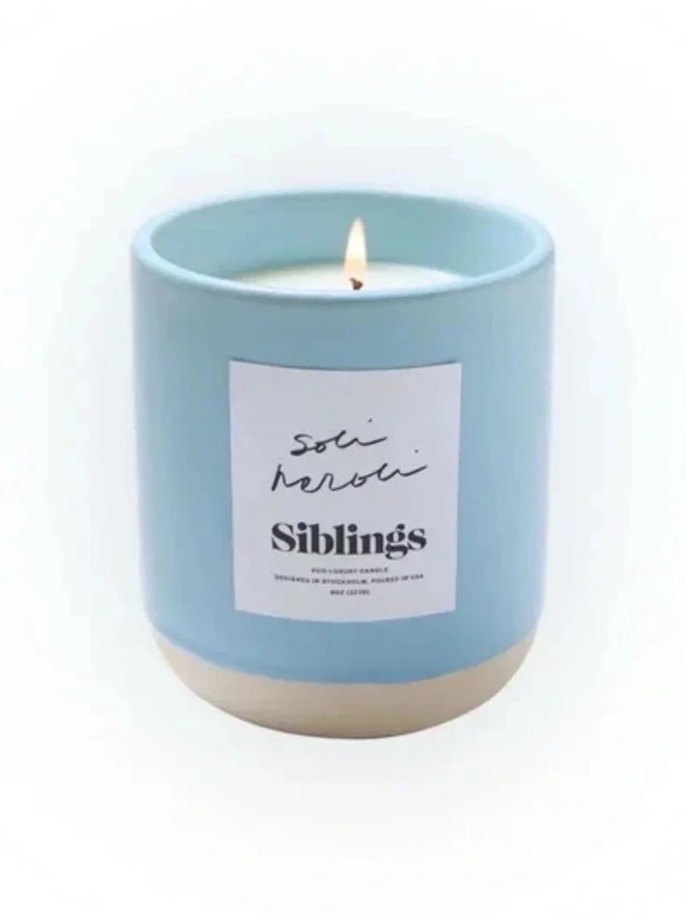 Soli Neroli Siblings Limited Edition Forever Candle Refillable 8oz